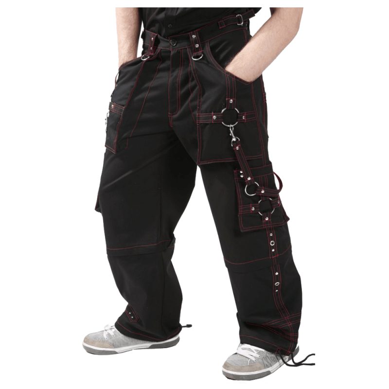 Men Thread Bondage Transformer Pant Men Gothic Pant